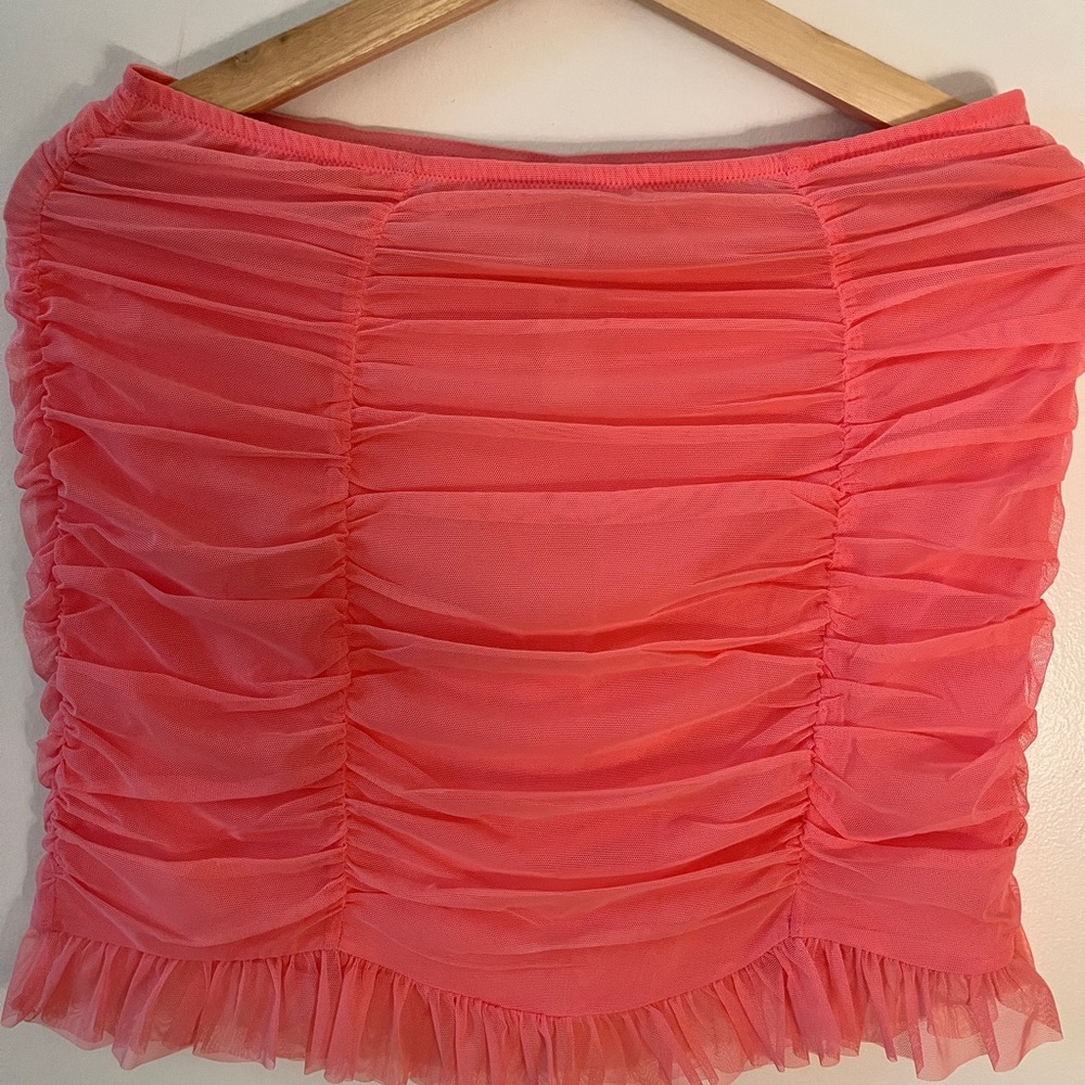 Victoria's Secret Pink Ruched Mini Skirt